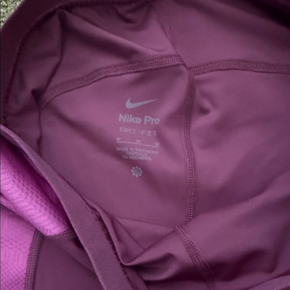 Nike Women's Athletic Shorts in Purple and Pink - Picture 2 of 3
